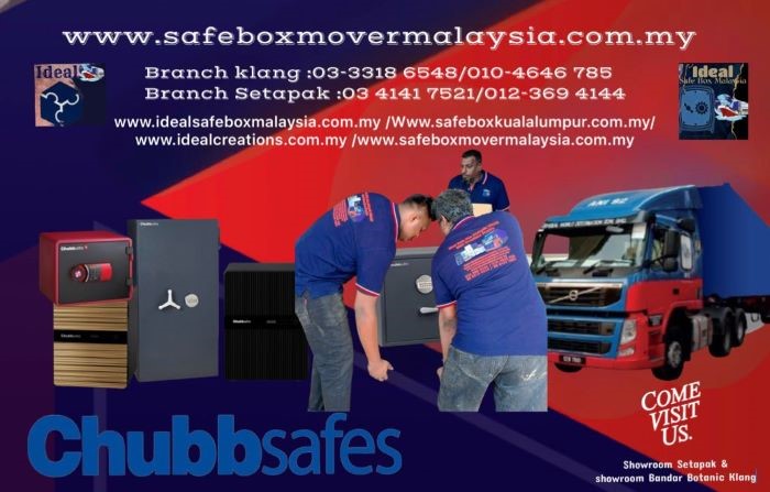 Safe Movers Near me Safes Mover  & Lorry Safes Box Kuala Lumpur